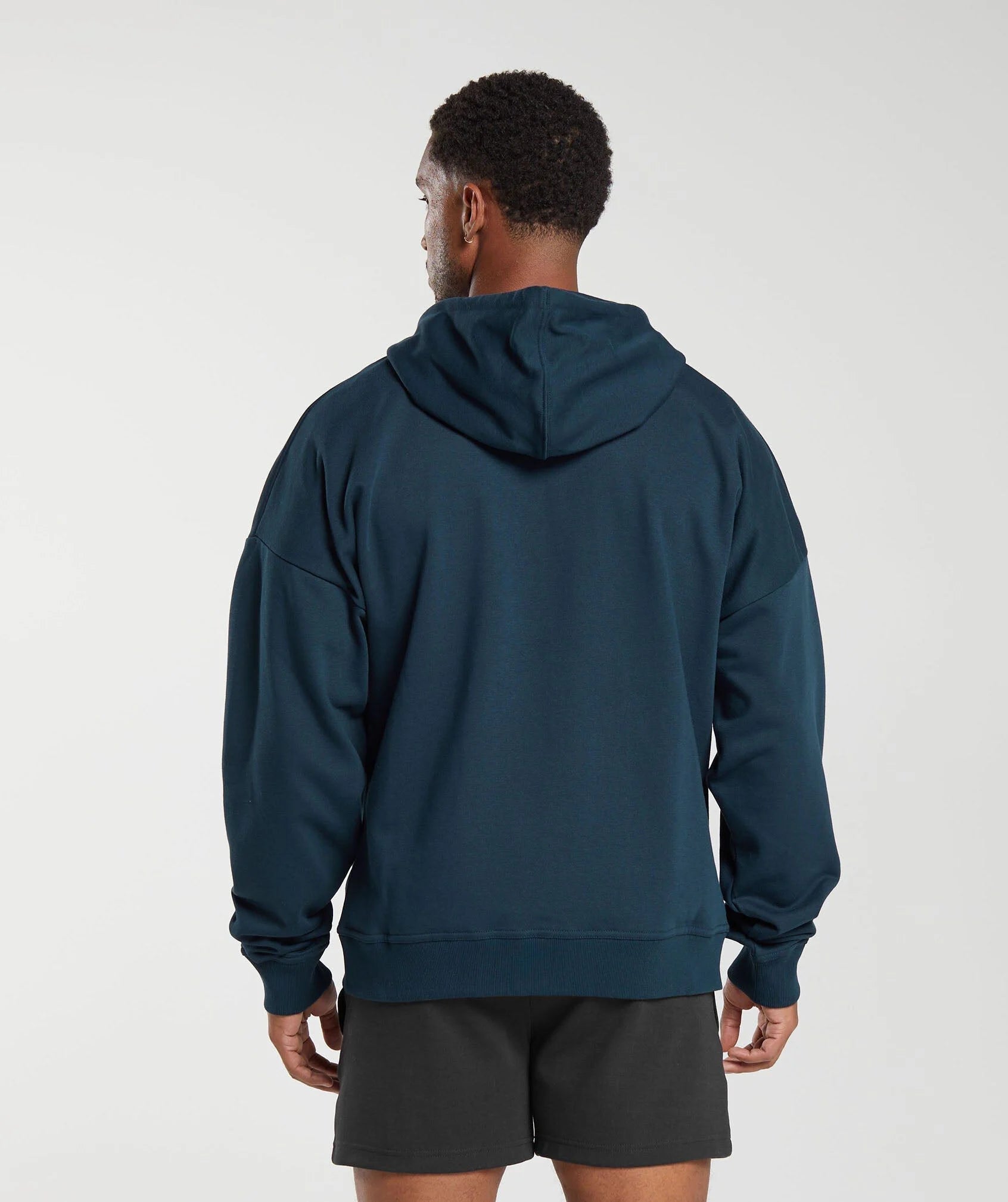 Crest Oversized Zip Up Hoodie - Gymshark