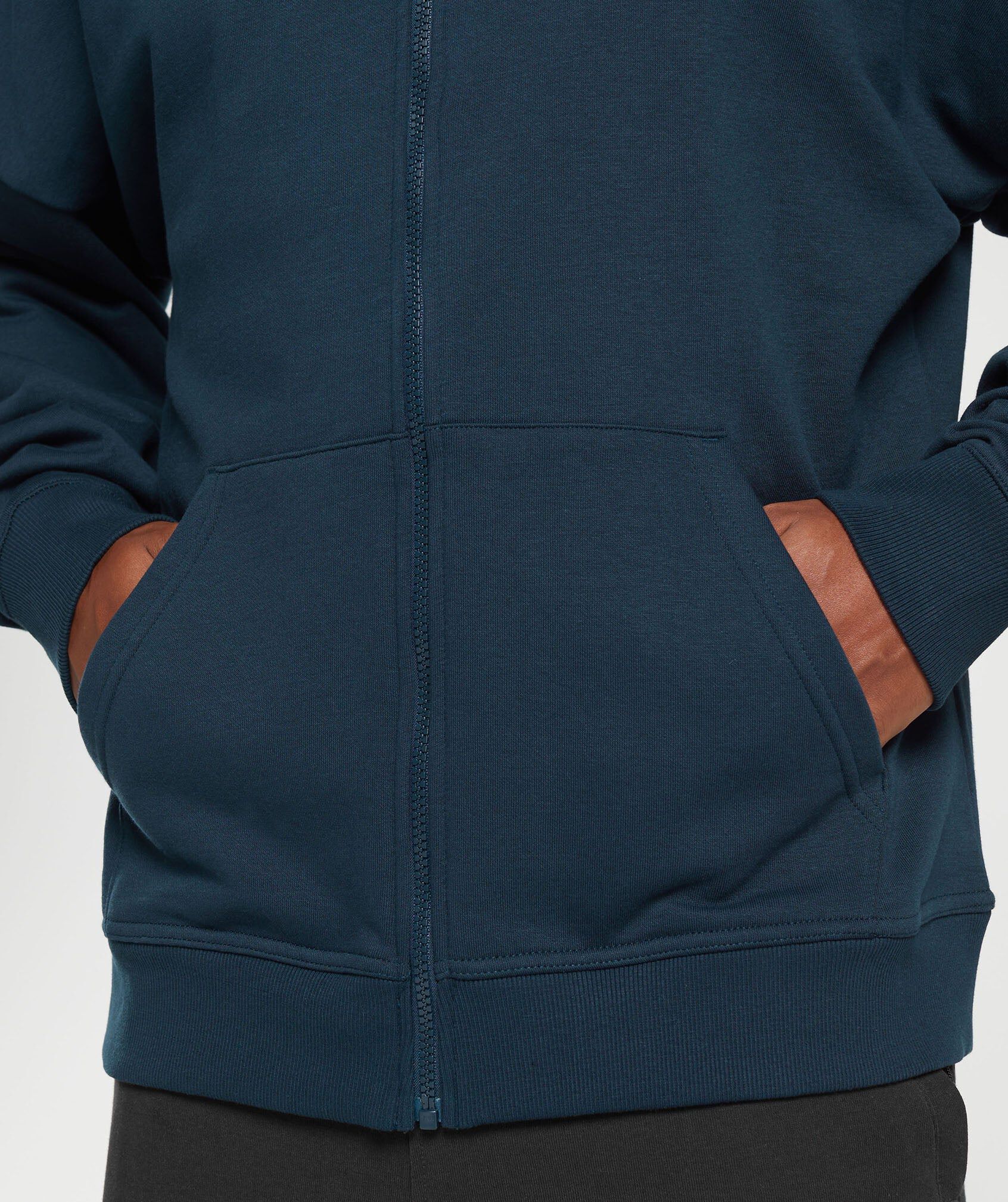 Crest Oversized Zip Up Hoodie - Gymshark