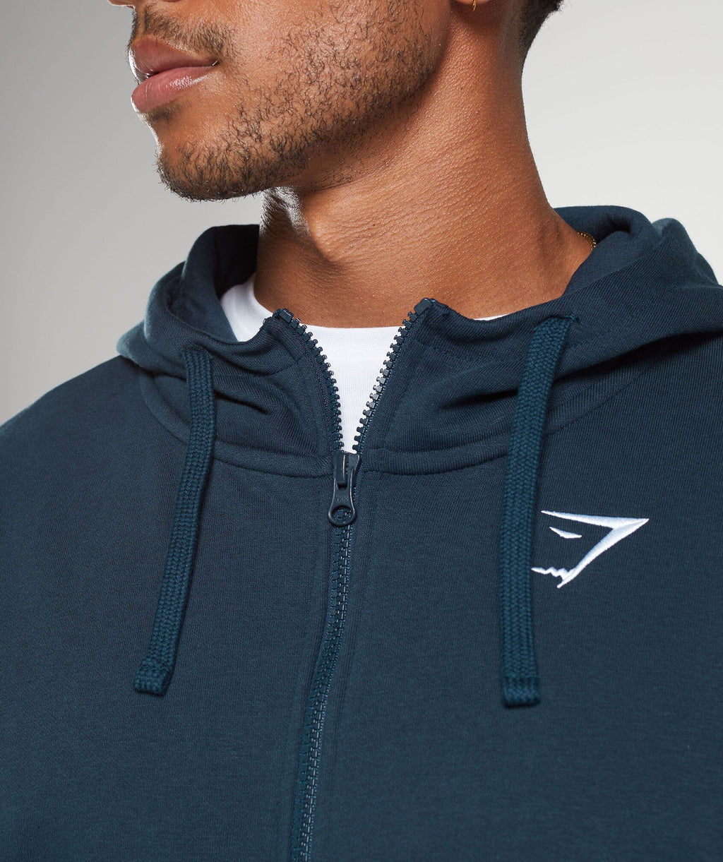 Crest Oversized Zip Up Hoodie - Gymshark