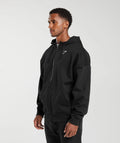 Crest Oversized Zip Up Hoodie - Gymshark