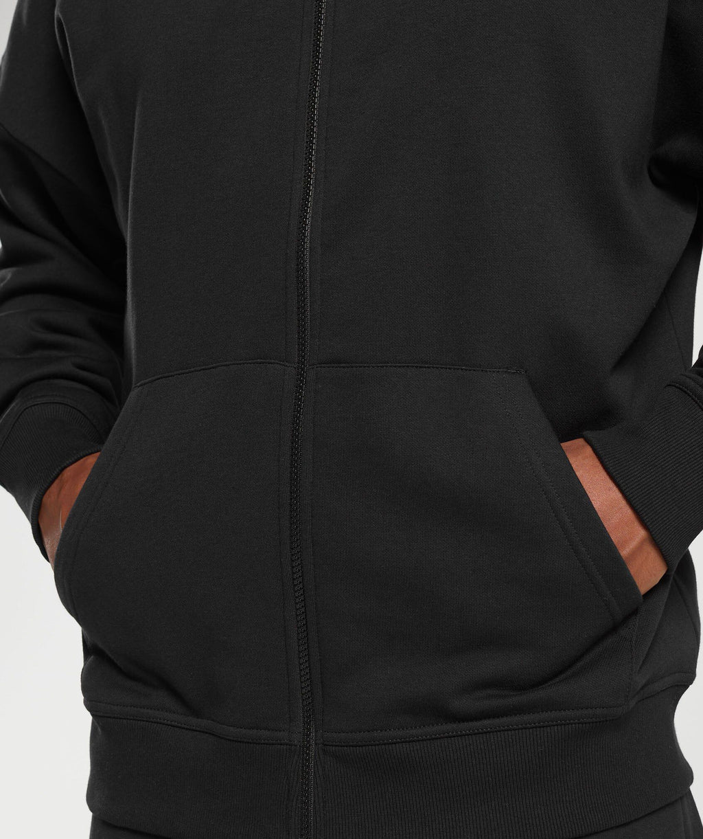 Crest Oversized Zip Up Hoodie - Gymshark