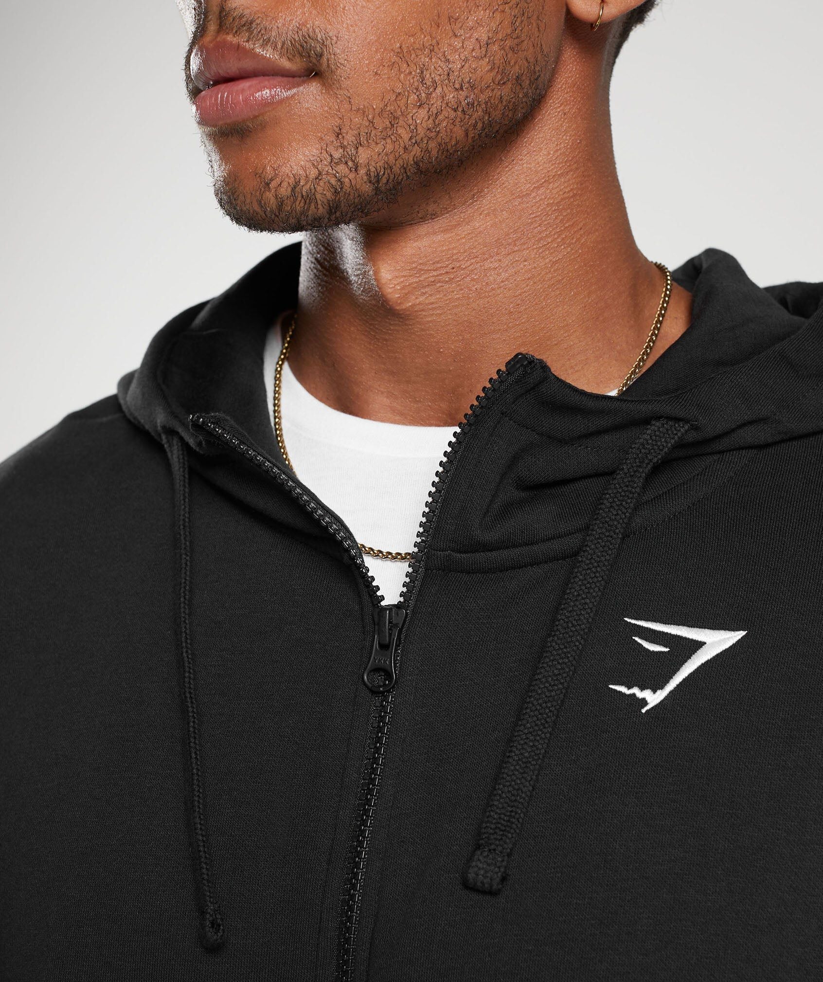 Crest Oversized Zip Up Hoodie - Gymshark
