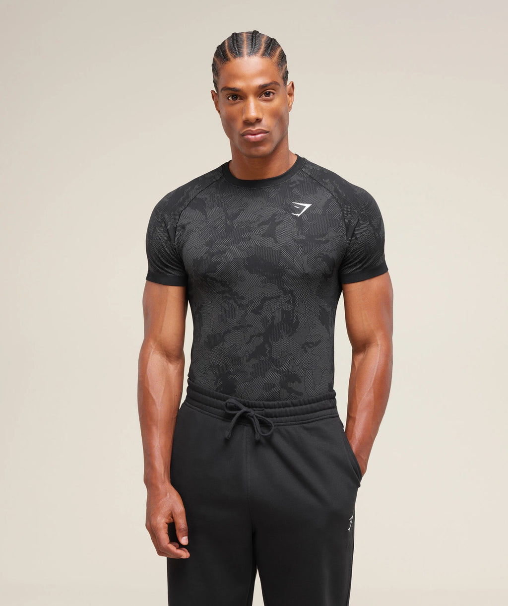 Geo Seamless T-Shirt - Gymshark