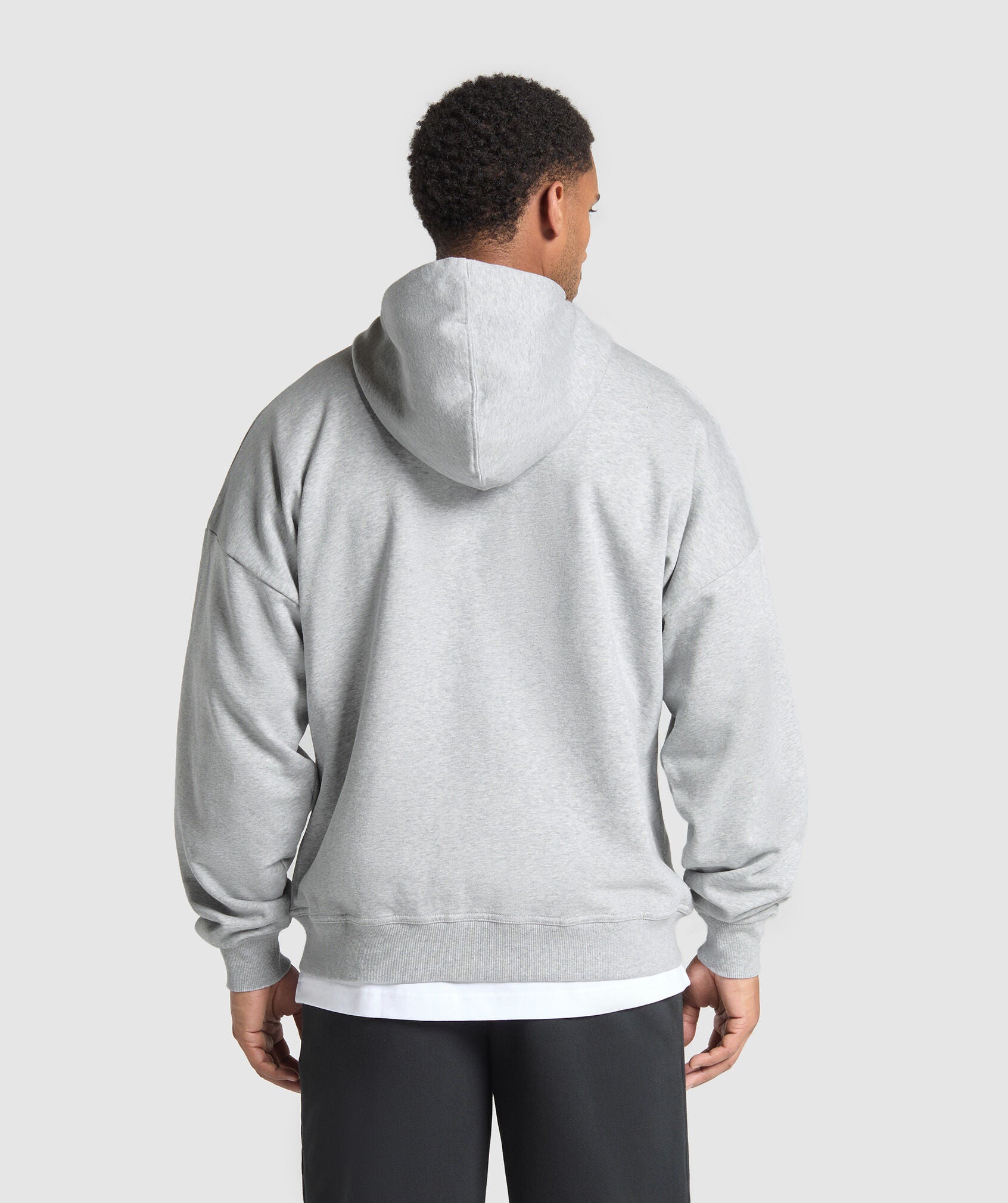 Crest Oversized Zip Up Hoodie - Gymshark