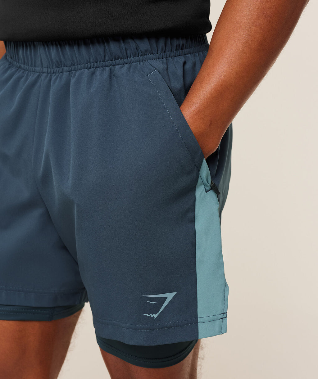 Sports 5" (2 In 1) Shorts - Gymshark